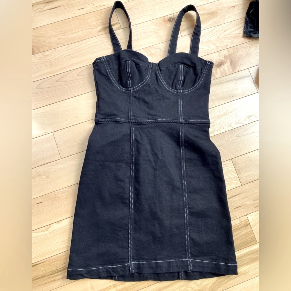 Reformation Jeans Nikki Bustier Mini Dress